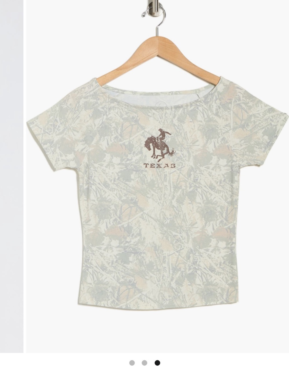 Texas Graphic Short Sleeve Tee - Light Green cameo